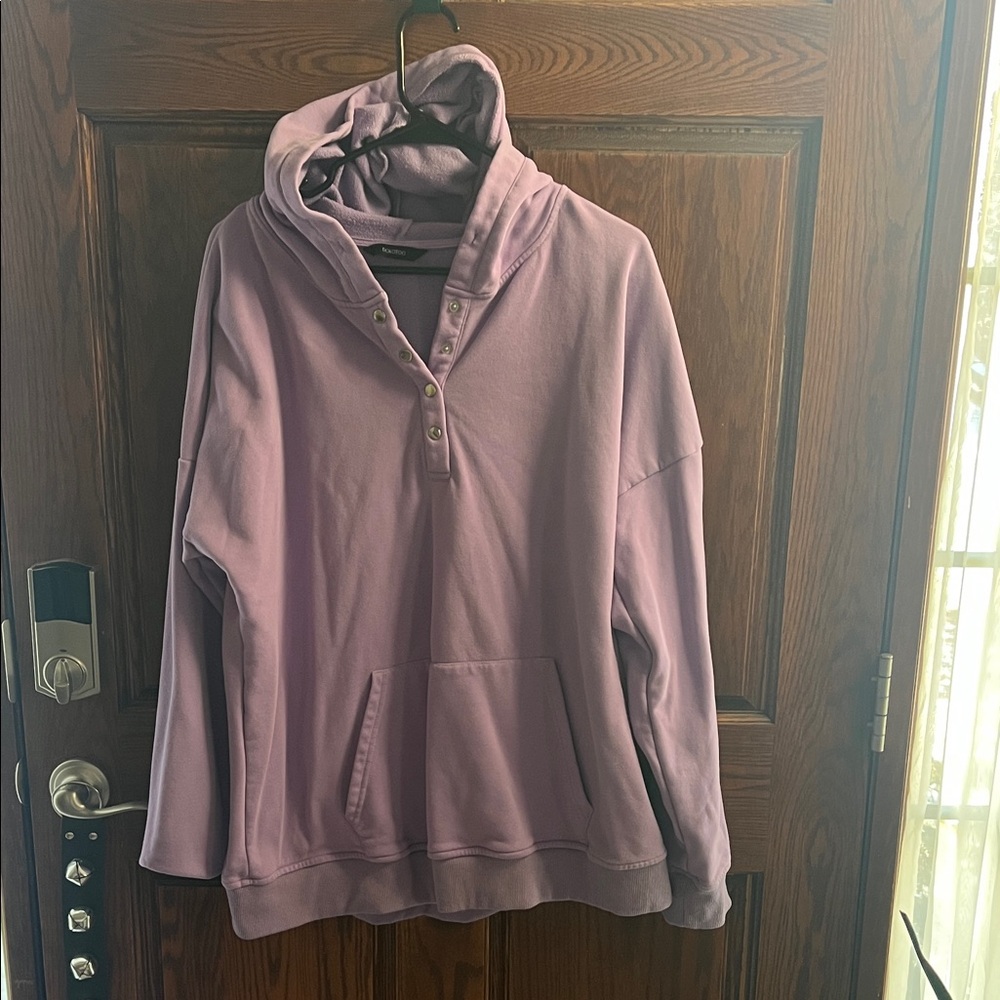 Lavender Hooded Sweatshirt